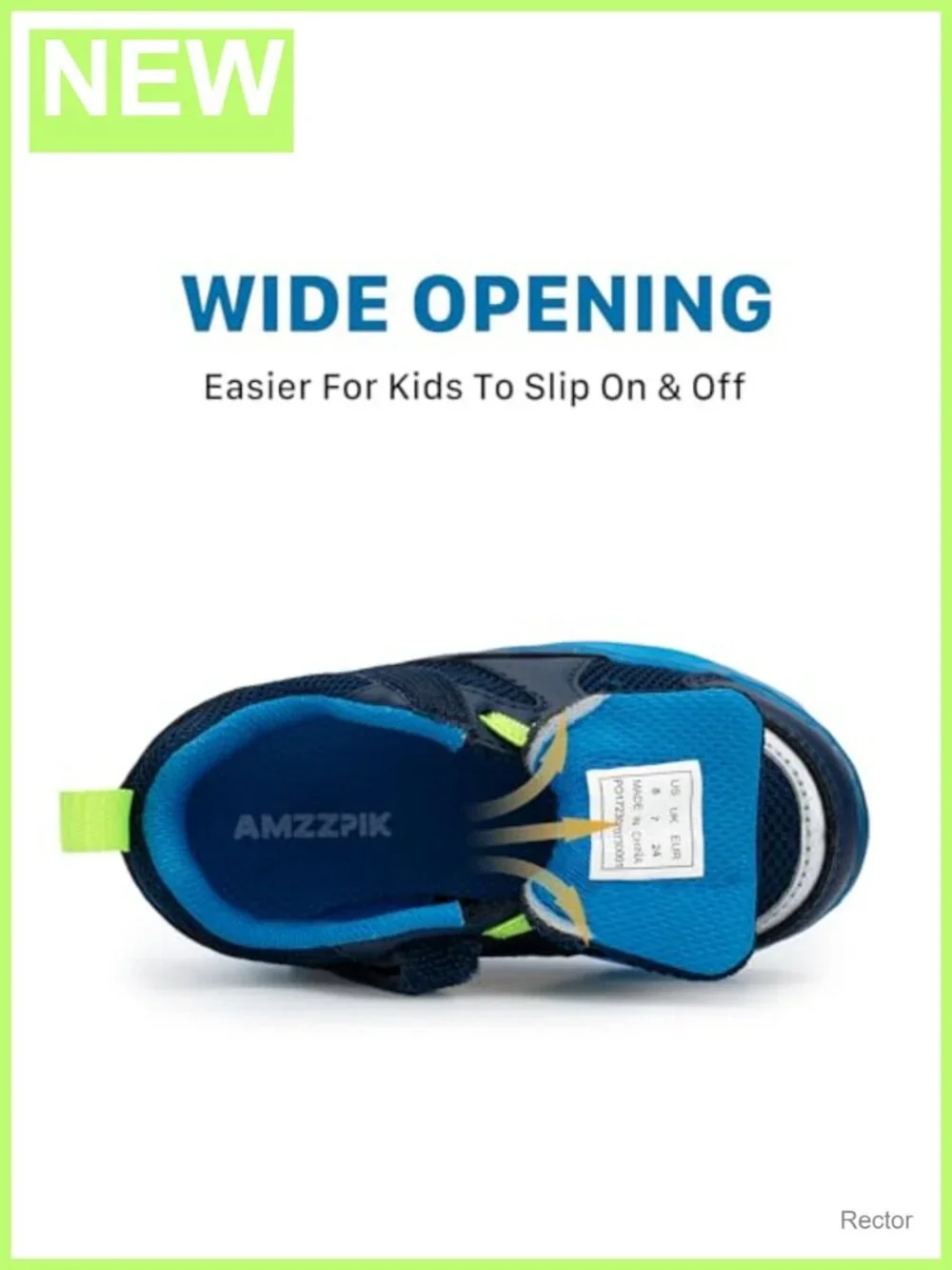 Toddler Light Up Sneakers Mesh LED Tennis Shoes Hook & Loop Kids Athletic